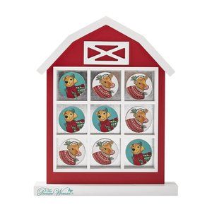 The Pioneer Woman Holiday Barn MDF Tic-Tac-Toe Game